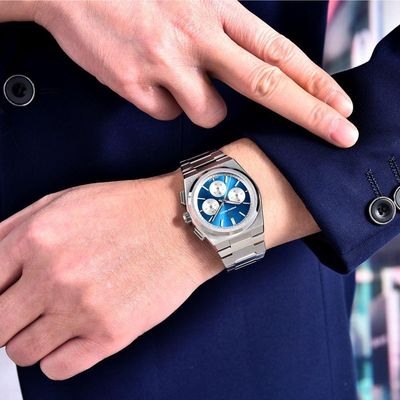 Relogio Masculino De Quartzo De Luxo Vidro Safira Moda Casual Esportiva