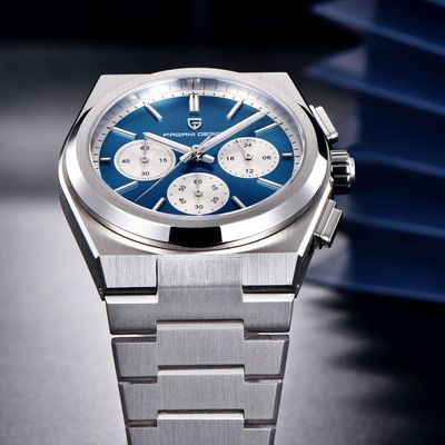 Relogio Masculino De Quartzo De Luxo Vidro Safira Moda Casual Esportiva