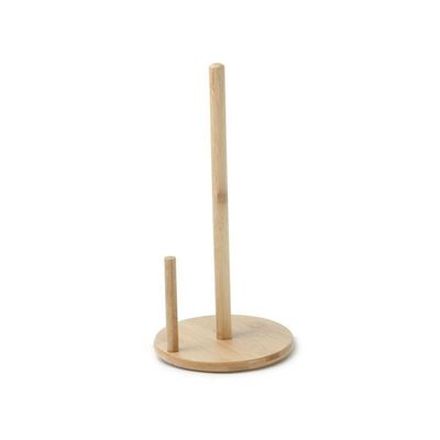 Suporte Para Papel Toalha Em Bambu Ecohouse 16x33cm Mimo Style