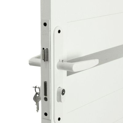 Porta Lambril Solara Com Visor 90 X 2.10 Branca Lado Esquerdo - Hale