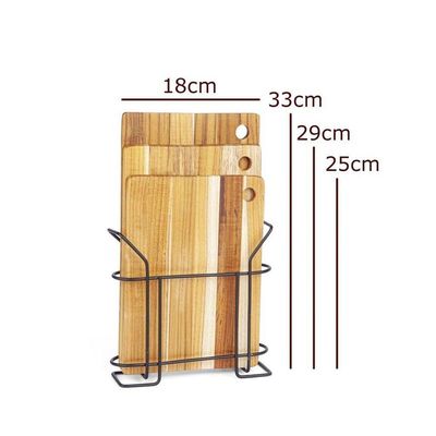 Kit Mesa 3 Tábuas + Porta Talheres + Porta Papel Toalha