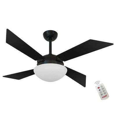 Ventilador Volare Tech Preto 127V E Controle Remoto 110V