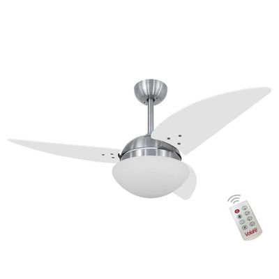 Ventilador Volare Class Branco 127V E Controle Remoto 110V
