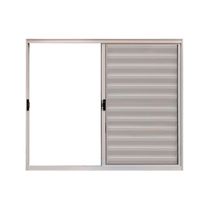 Veneziana 3 Folhas De Correr S/grade 1.00 X 1.00 Alumínio Branco Linha Modular - Hale