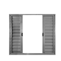 17428707033616 Veneziana 6 Folhas De Correr S/grade 1.00 X 1.50 Alumínio Brilhante Linha Modular - Hale