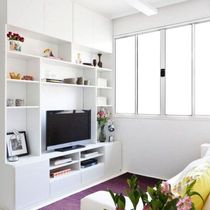 Janela 4 Folhas De Correr S/ Grade 1,00 X 1.20 Alumínio Branco Linha Modular - Hale