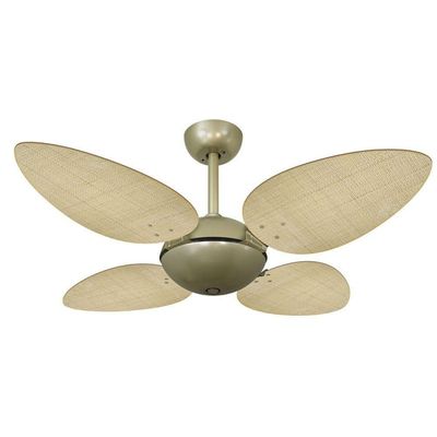 Ventilador De Teto Volare Office Petalo Palmae Natura 127V 110V