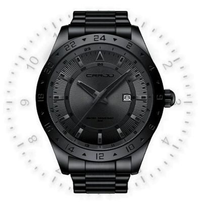Relógio De Pulso Masculino Quartzo Design Esportivo Impermeavel 3atm Data Automatica Preto