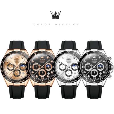 Relógio De Quartzo Masculino Esportivo Luminoso De Quartzo