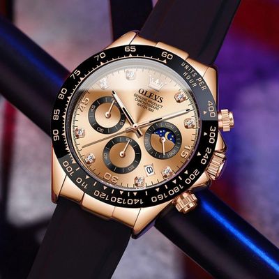 Relógio De Quartzo Masculino Esportivo Luminoso De Quartzo