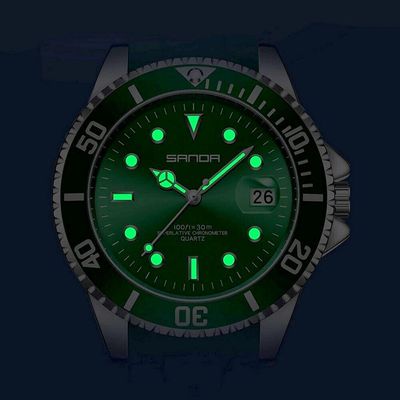 Relogio Masculino Analogico De Quartzo Luminoso A Prova Dágua 7018