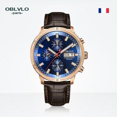 Relógio Masculino Reef Tiger Cm à Prova D'água Azul
