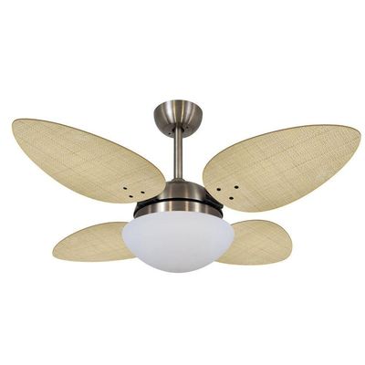 Ventilador De Teto Volare Petalo Palmae Natural 220V 220V