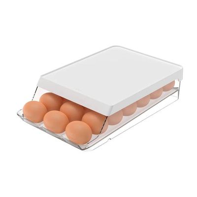 Kit Organizador De Geladeira Clear Fresh 4 Peças Transparente Ou