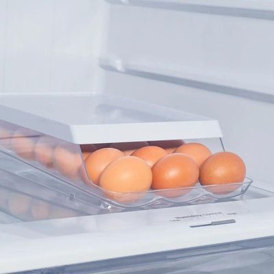 Kit Organizador De Geladeira Clear Fresh 4 Peças Transparente Ou