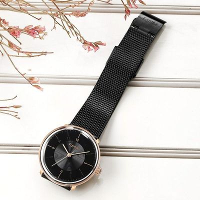 Relógio Feminino Fantor Wf1021l à Prova D'água Preto