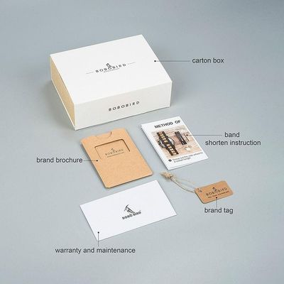 Relógio Feminino De Madeira Bobo Bird Wls05 Não à Prova D'água Amarela