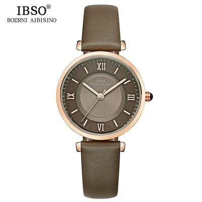 Relógio Feminino Ibso 6602 à Prova D'água Bege