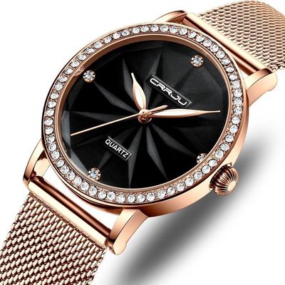 Relógio Pulso Feminino Fashion De Quartzo À Prova D'Água