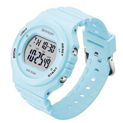 Relógio Feminino Sanda 6069 à Prova D'água Azul