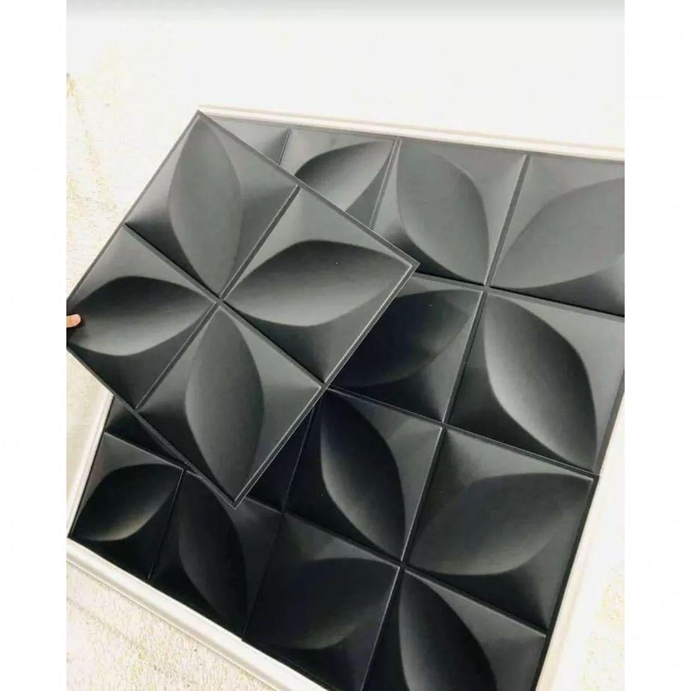 Kit 50 Placas 3d Adesiva Revestimento Parede Decorada Em Pvc