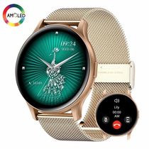 Relógio Inteligente 1.43 Polegadas Amoled Senbono Max 11 Rosa Escuro