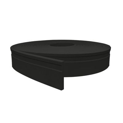 Rodapé Eva Autocolante 7cm Altura Rp16 Preto Metro