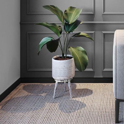 Rodapé Eva Autocolante 7cm Altura Rp16 Preto Metro