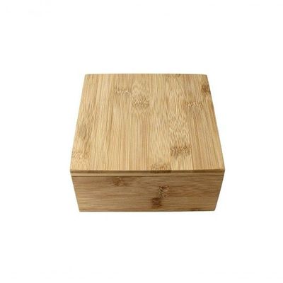 Caixa Quadrada Em Bambu Com 4 Divisórias 26824 - Dynasty