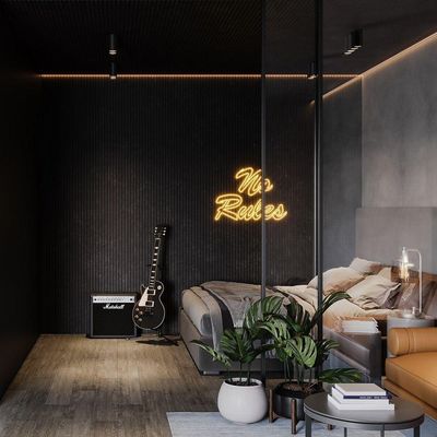 Painel Ripado Laminado De Eva Autocolante Flexível Rolo 10mt Black Com Textura | Preto