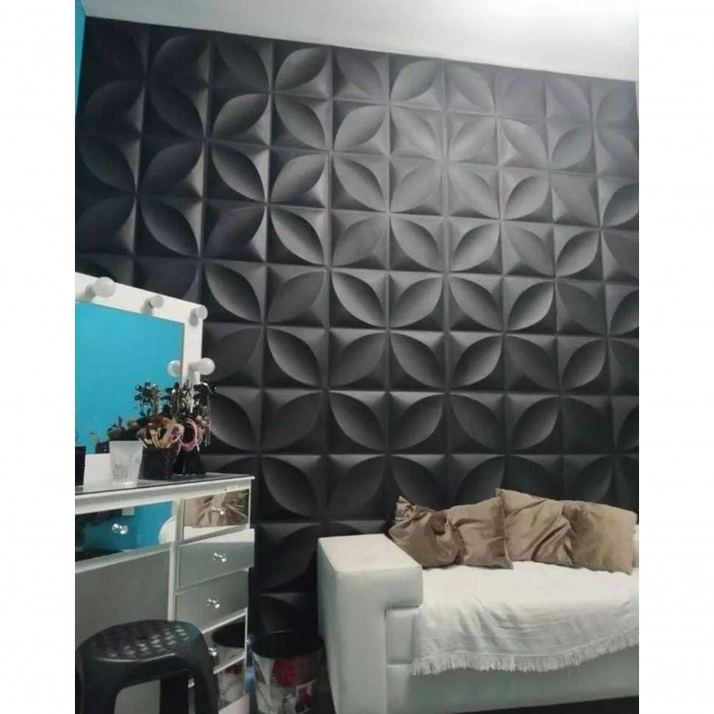 50  Placas 3d Revestimento De Parede Modular Decorar Cozinha E Banheiro