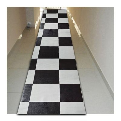 Passadeira Em Manta Vinilico Similar Laminado Por Metro Xadrez