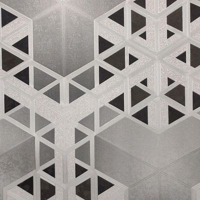 Papel De Parede Metropolis 3 Geométrico Cinza Mt300804r