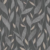 Papel De Parede Lille Folhagem Cinza 56719
