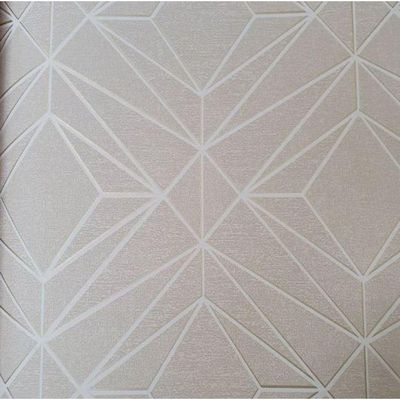 Papel De Parede Neo Geometric Geométrico Bege Ng1915