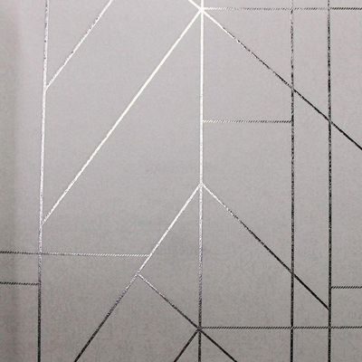 Papel De Parede White Swan Geométrico Cinza Ws101501r