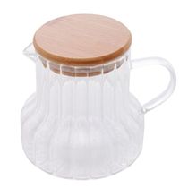 Jarra De Vidro Borossilicato Com Tampa De Bambu Classic 500ml 2900 - Lyor