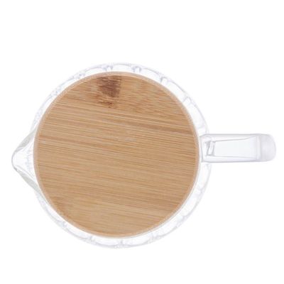 Jarra De Vidro Borossilicato Com Tampa De Bambu Classic 500ml 2900 - Lyor
