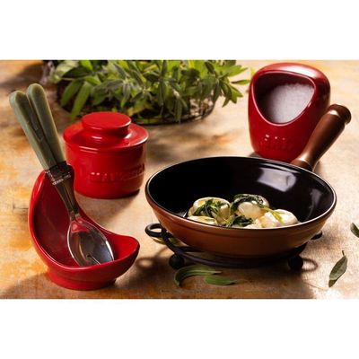 Saleiro De Cerâmica 650 G Vermelho Ceraflame