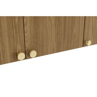Armário Aéreo p/ Cozinha Botanic M634 c/ 3 Portas 120cm Nogueira - Kappesberg
