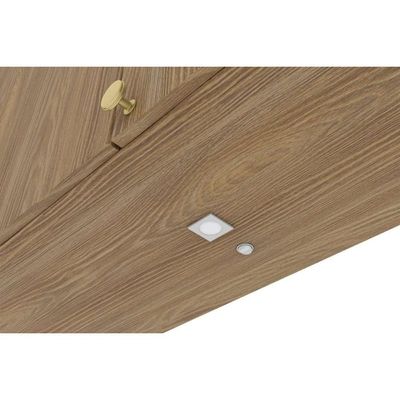 Armário Aéreo p/ Cozinha Botanic M634 c/ 3 Portas 120cm Nogueira - Kappesberg