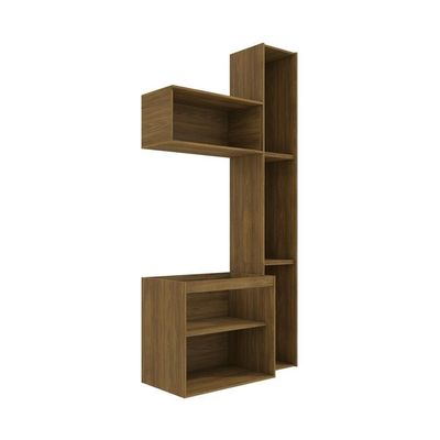 Conjunto Para Banheiro Kappesberg Celeste 5 Peças Nogueira/branco 116,5cm
