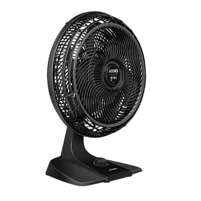 Ventilador De Mesa 2Em 1Arno 40cm Vf42 Turbo Force Preto220v