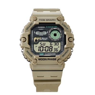 Relógio Casio Ws-1700h-5avdf Gráfico De Marés