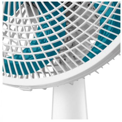 Ventilador De Mesa Ultra V-30-6p 30cm 6 Pás 3 Velocidades 50w Branco Com Azul 127 V