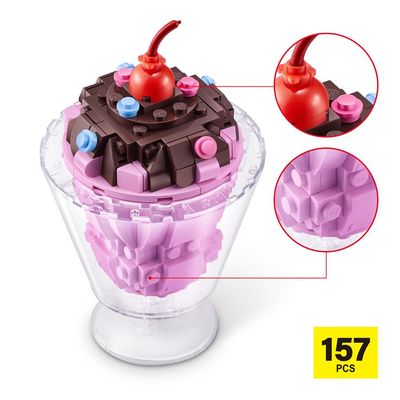 Blocos de Montar Max Premium Snacks - Sorvete 157 pçs