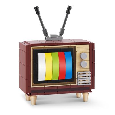 Blocos de Montar Max Premium Retrô - Televisão 168 pçs