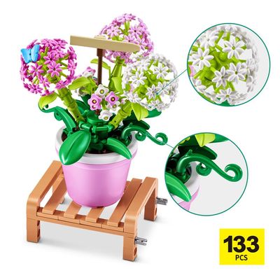Blocos de Montar Max Premium Garden - Gipsófila 133 pçs
