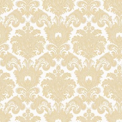 Papel de Parede Tradizioni Damask Amarelo 33322