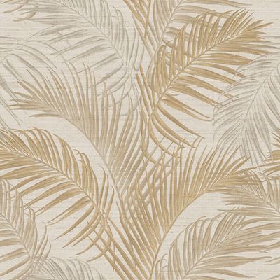 Papel de Parede Tradizioni Folhagem Bege 33312